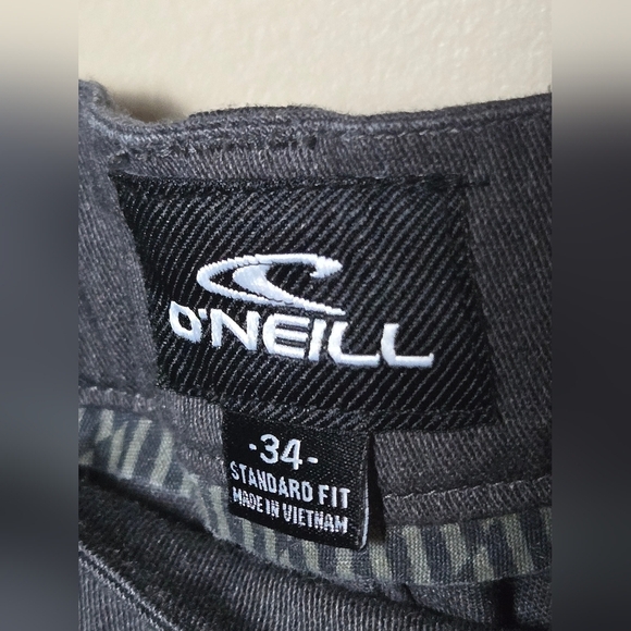 Men's O'neill Heathered Gray Hybrid Series Board CoastalCore Shorts, Size 34 - Picture 4 of 4